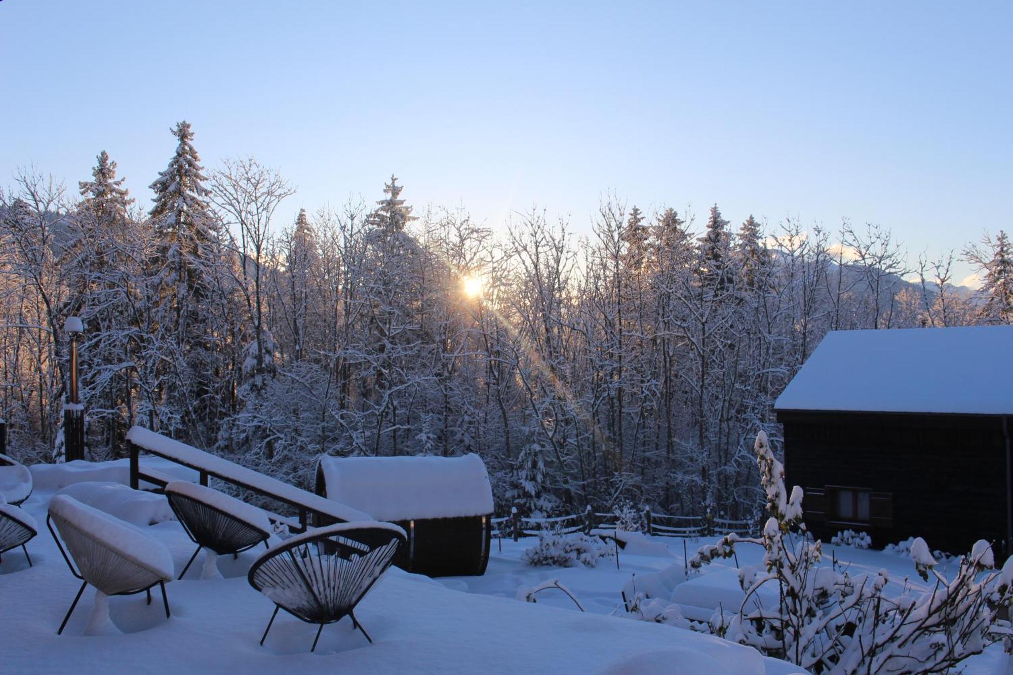 Les Chalets De Ludran Viuz-en-Sallaz Exterior foto