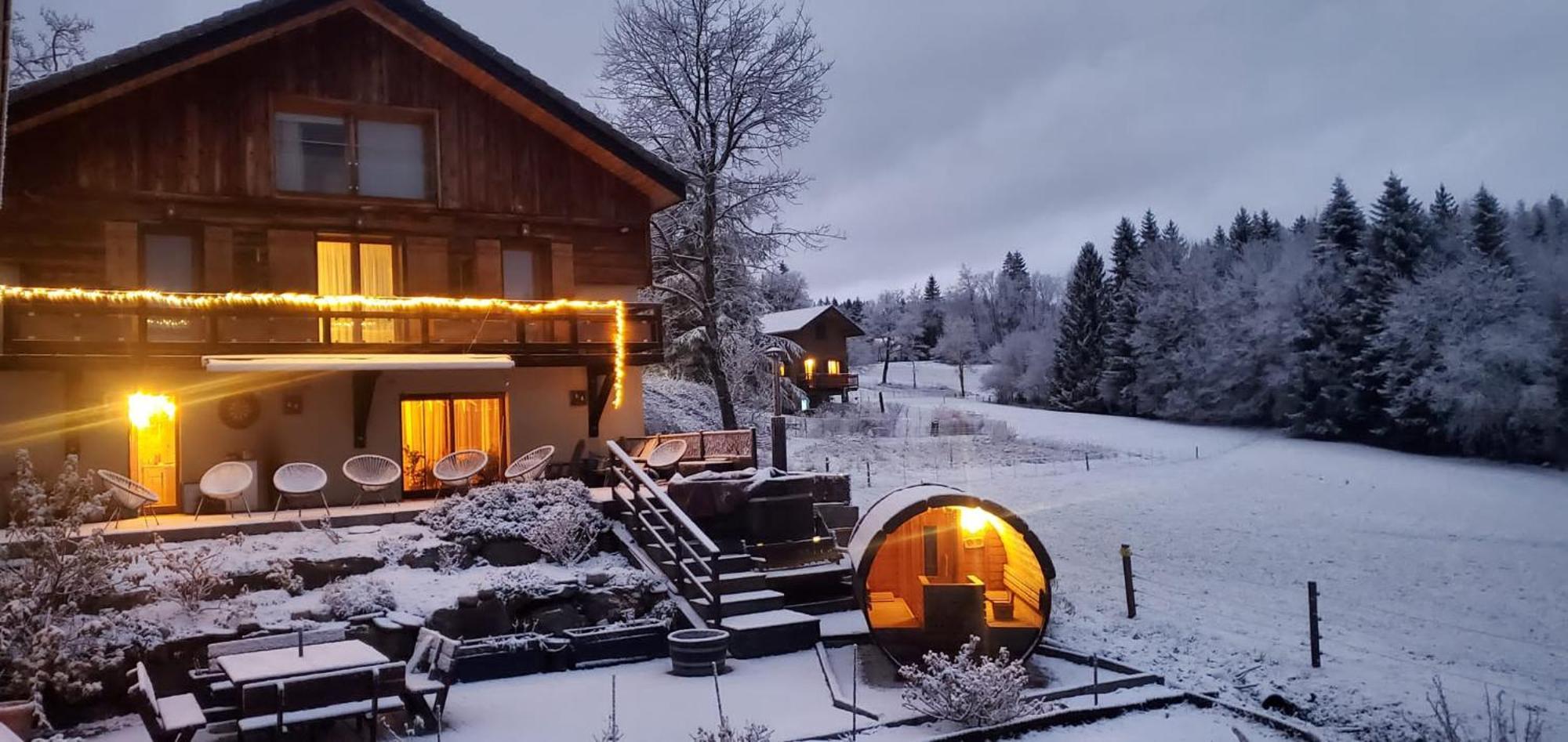 Les Chalets De Ludran Viuz-en-Sallaz Exterior foto
